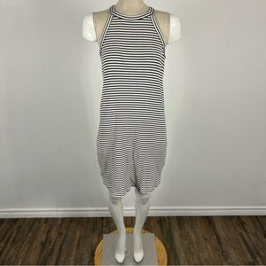💕 Madewell Navy and White Striped dress S